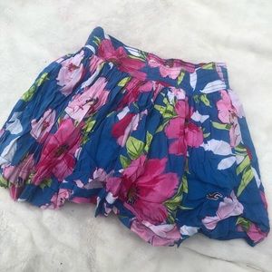 Hollister floral skirt